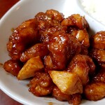 陽華亭 - 鶏肉味噌炒め中華