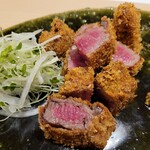 実伶 - 和牛フィレカツ。