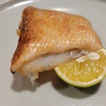 実伶 - 白甘鯛焼き。