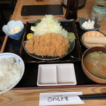 とんかつ いわい - 特選厚切りロースかつ定食240g(1日限定8食)2700円