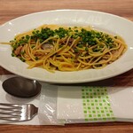 Cafe notanova - 秋刀魚とたっぷりねぎの和風スパゲティ 820円(税込)