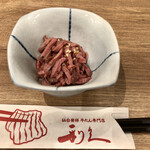 Gyuutan Sumiyaki Rikyuu - 牛たん定食についてくる小鉢