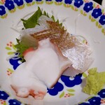 魚屋の居酒屋 魚錠 - お刺身（鯛・蛸）