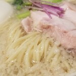 塩生姜らー麺専門店 MANNISH - 塩生姜らー麺＋コッテリ