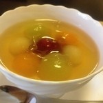 つる幸 - フルーツのザリー寄せ（ランチの月）