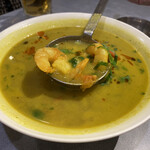 スリマンガラム - 海老スープは海老がぷりぷり！