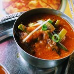 インドカレーヘブン - ヘブン 深作店　山菜チキンカレー