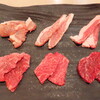 Yakiniku Horumon Sakaba Kenchan - 2021年の｢牛・豚・鶏が愉しめるコース｣牛肉・豚肉・鶏肉盛合せ6種