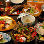 Kyou Ryouri Uryuu - 丹後港より直送の鮮魚や、採れたての京野菜などの食材を使用した京懐石。