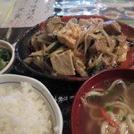 城 - 茄子の味噌炒め