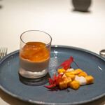 レストラン オオツ - 2021.11 次郎柿とジャスミンティープリン