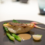 レストラン オオツ - 2021.11 陸奥湾産真鯛 アンチョビソース