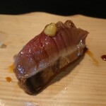 寿司　天狗 - カツオ炙り