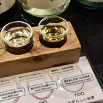 柳小路 TAKA - (金亀)日本酒7種テイスティング