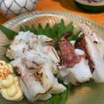 Kuretakezushi - イカゲソ焼き。これも絶品。
