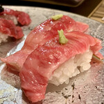 本気焼肉 肉とめし 肉寿司 - 肉寿司