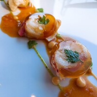 シグネチャー - ⚫冷たい前菜  
                      「オマール海老のパリ風 カリフラワーのミモザ 」