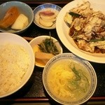 名北飯店 - ホイコーロー定食　700円