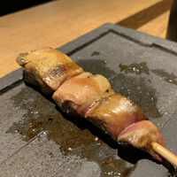 焼鳥 市松 - 絶品白肝。