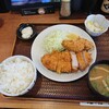 ごはん処 かつ庵 - カキフライと熟成ロースカツ定食990円(税別)=1,089円(税込) 202111