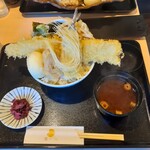 揚げたて天ぷら専門店 月のや - 穴子天丼　690円+税