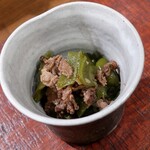 桶家乃隠居 - ピーマンと牛肉