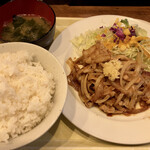キッチンYAMITUKI - しょうが焼き定食