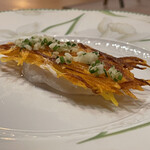 f - 髭鱈と細切りポテトの焼き合わせ