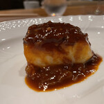 f - 松鯛のソテー、多種の魚介ソース