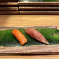 柳橋きたろう場内 - アジ、サーモン