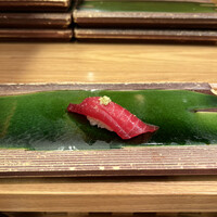 柳橋きたろう場内 - 漬けマグロ、わさびとゆず