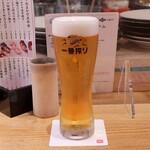 サケトサカナ - 一番搾り生ビール