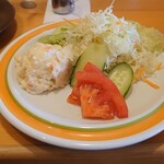 Komeda Kohi Ten - ミニサラダも食べごたえあり