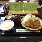 とんかつ 竹亭 谷山店 - 上とんかつ定食
