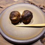 ル クーリュズ - 抹茶生地たこ焼き機で焼いたのカヌレ風