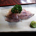 青荷温泉 - 岩魚刺身　1100円