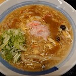 どんどん庵 - 蟹玉あんかけうどん(650円税込)