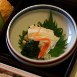 高井家 - 湯葉刺しと春菊