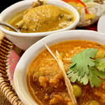 印度料理シタール - キーマとチキン