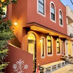 印度料理シタール - 外観　日没直後