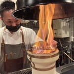 中津をにく - グラニュー糖投入