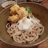 自家製粉石臼挽きうどん 青空blue 本店 - 大山若どり天ぶっかけうどん