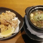 日本酒バル　Ｇｉｎ蔵 - からあげ＆牛すじ塩煮込み