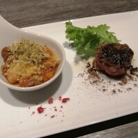 鉄板焼katakago - 前菜2種盛り