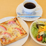 カフェ K - ピザトーストセット