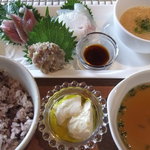 POZ DINING - 2012/8/24　お刺身ランチ