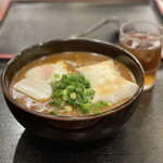 こんぴら茶屋 - 温泉玉子入りカレーうどん