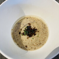 ルアン NIPPONIA HOTEL 奈良 ならまち - きのこのポタージュは椎茸の濃厚✨