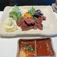 鉄板焼 ツキノウサギ - メインのステーキ