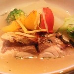 Traum - 本日の鮮魚。ハマチ。お任せで味付けして頂きました♪